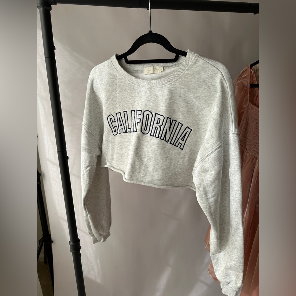 California Crop Sweatershirt